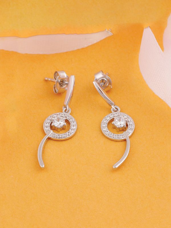 Buy Silver Plated Bead Drop Earrings by Sangeeta Boochra Online at Aza  Fashions.